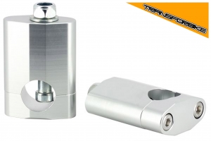 TRIUMPH Daytona 600 2004-2005 PONTETS 28 mm SILVER GUIKIT TRIUMPH Daytona 600 2004-2005 PONTETS 28 mm SILVER GUIKIT