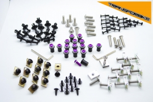 YAMAHA R125 2009 – 2013 Kit visserie Violet KITVIS VIOLET