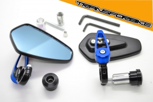 HONDA Deauville 700 2006-2008 Rétros BliZZ Rétros BliZZ BLEU