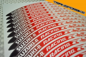 SUZUKI GSXR 1000 1990-1992 Liserets jantes Liserets jantes GSXR rouge 