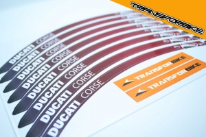 DUCATI 1000S 2007-2009 Liserets jantes Liserets jantes DUC ROUGE