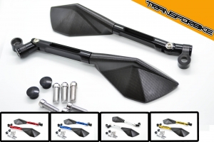 HONDA CBR 650F 2017-2018 Rétro ELONE Rétros ELONE NOIR HONDA CBR 650F 2017-2018 Rétro ELONE Rétros ELONE NOIR